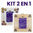 Kit 2 en 1 jeux de palet breton enfant + adulte